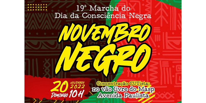 19ª Marcha da Consciência Negra de São Paulo fala sobre democracia e fim do racismo